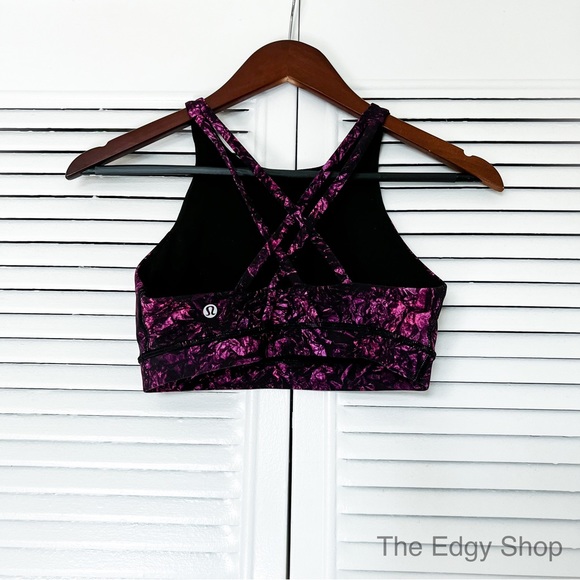 lululemon athletica | Energy Bra *High Neck Undercurrent Grapealicious Multi - Picture 3 of 6